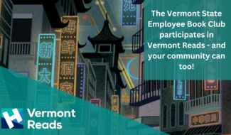 Vermont Reads state employee book club promo