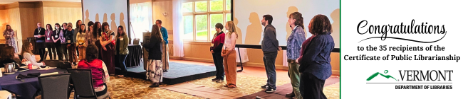 Certificate recipients and Catherine Delneo at VLA ceremony May 2025